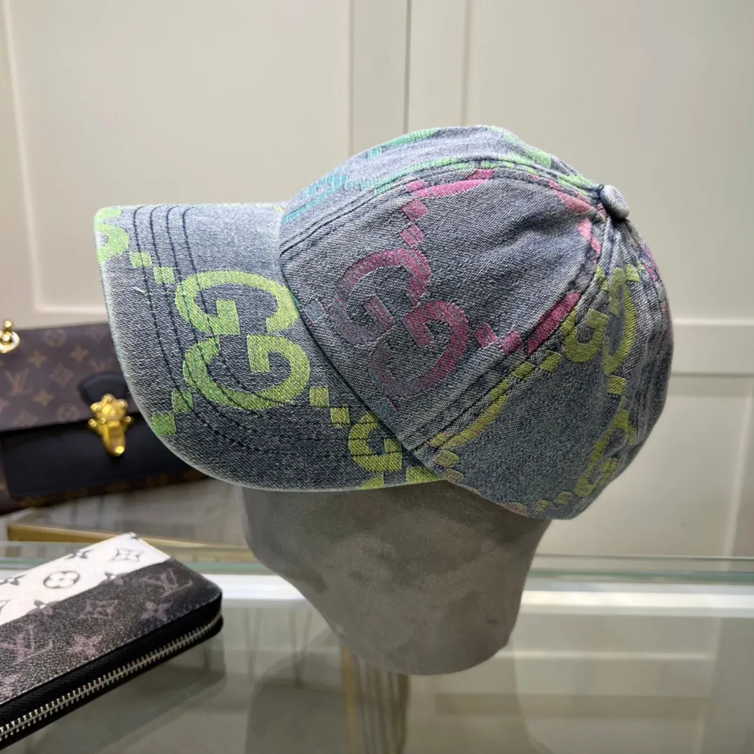 2 Colors GG Printed Baseball Caps