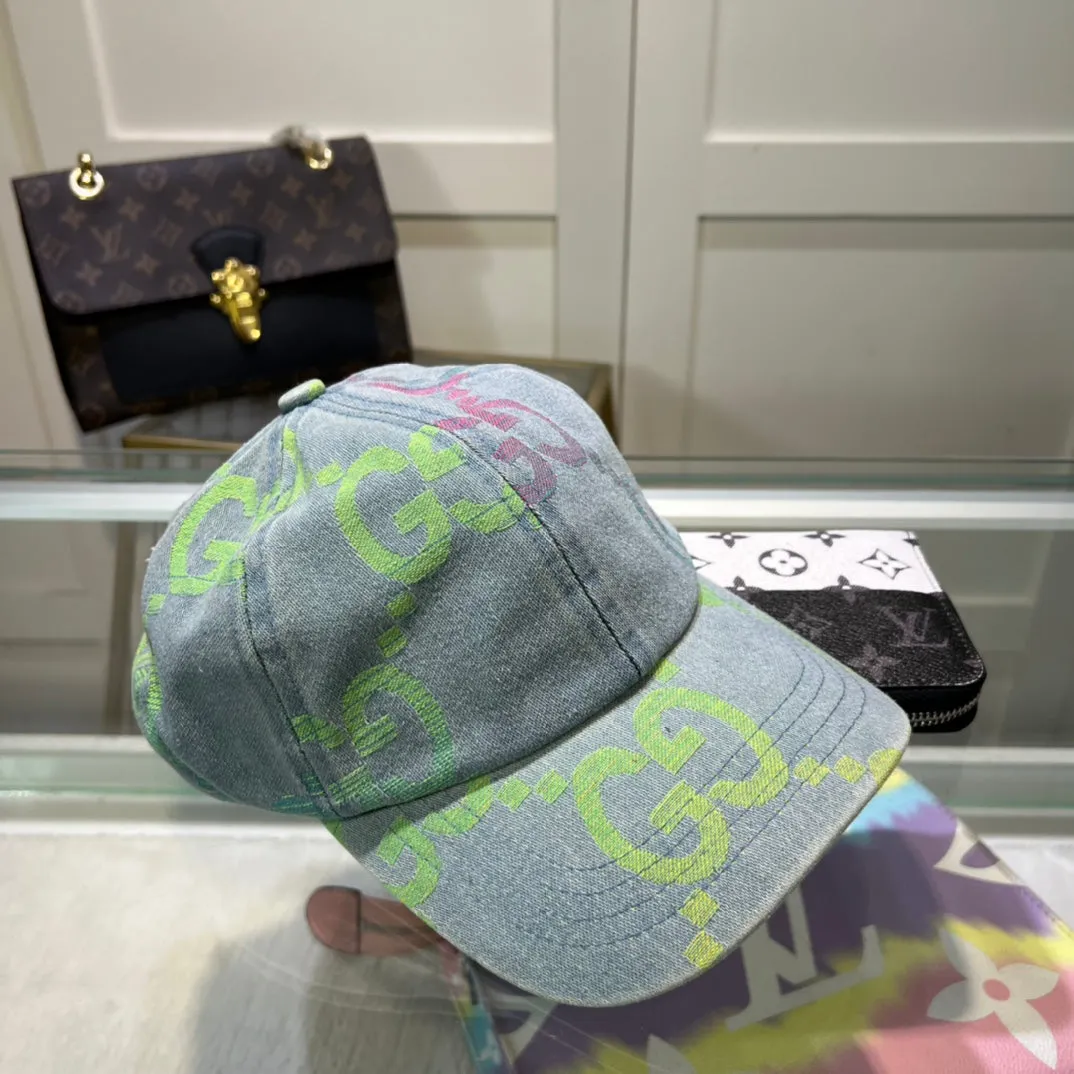 2 Colors GG Printed Baseball Caps