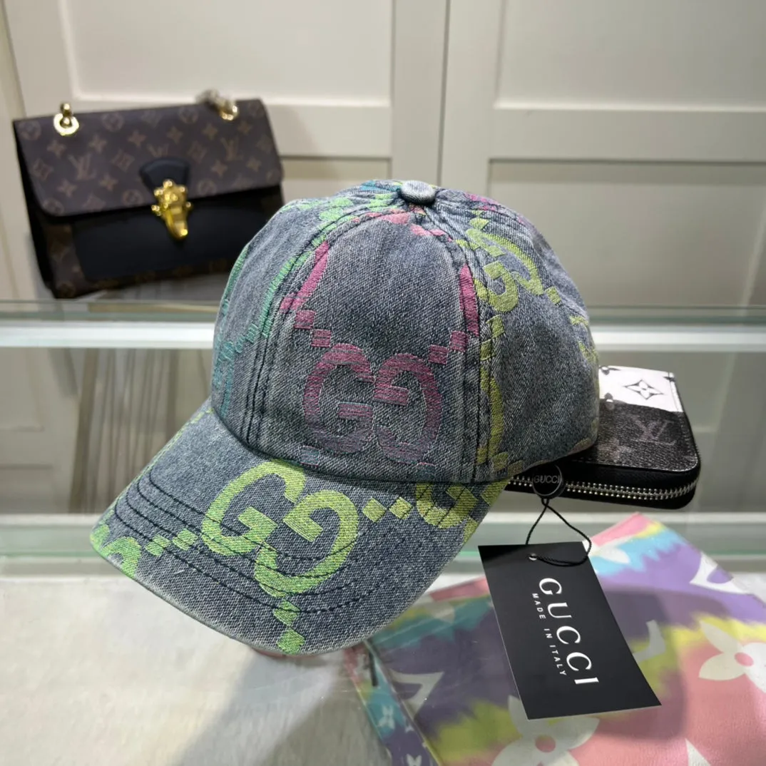 2 Colors GG Printed Baseball Caps