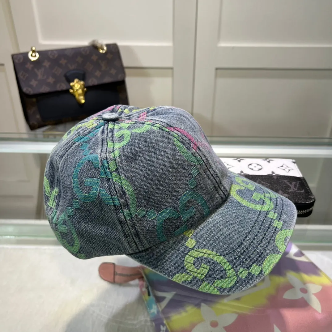 2 Colors GG Printed Baseball Caps
