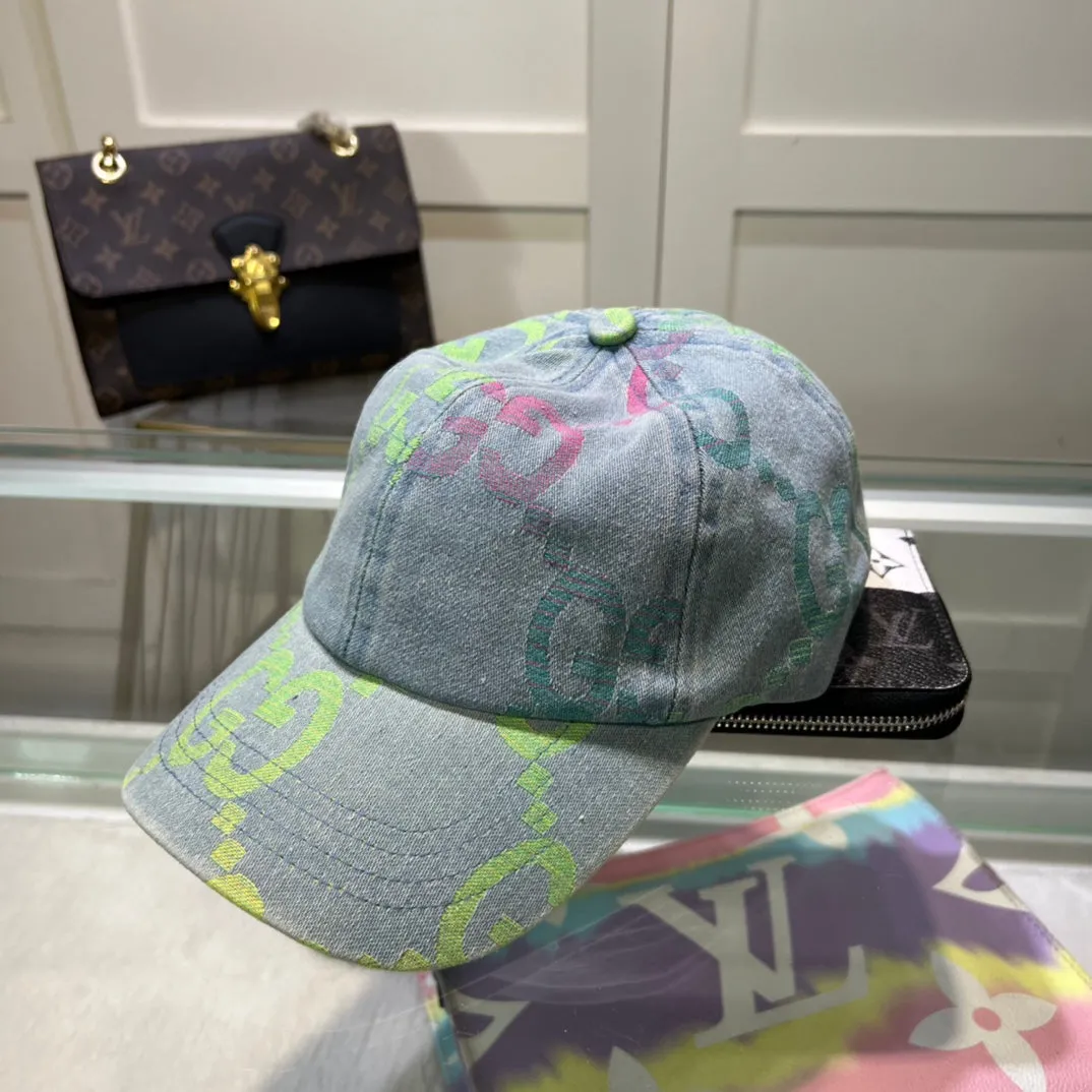 2 Colors GG Printed Baseball Caps