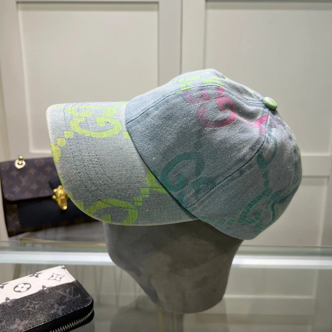 2 Colors GG Printed Baseball Caps