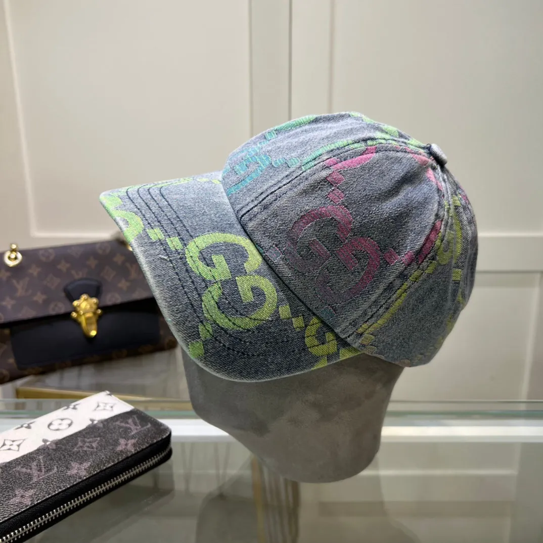 2 Colors GG Printed Baseball Caps