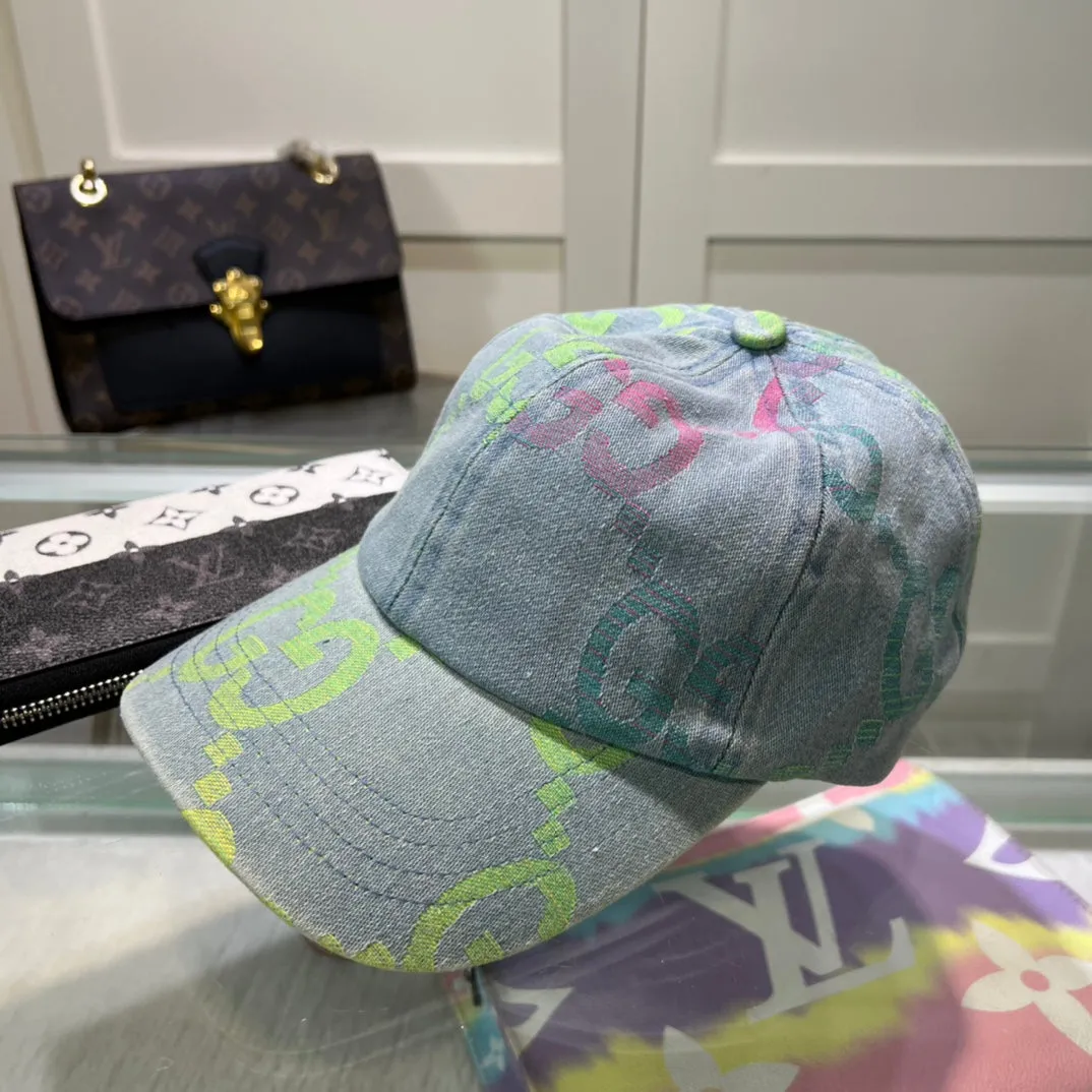 2 Colors GG Printed Baseball Caps