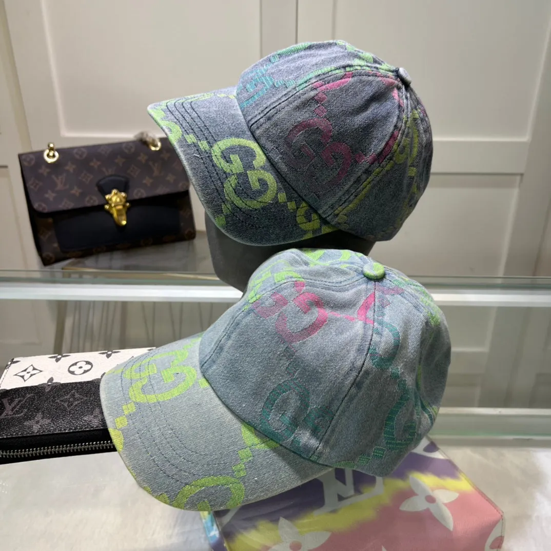 2 Colors GG Printed Baseball Caps