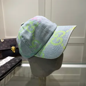 2 Colors GG Printed Baseball Caps