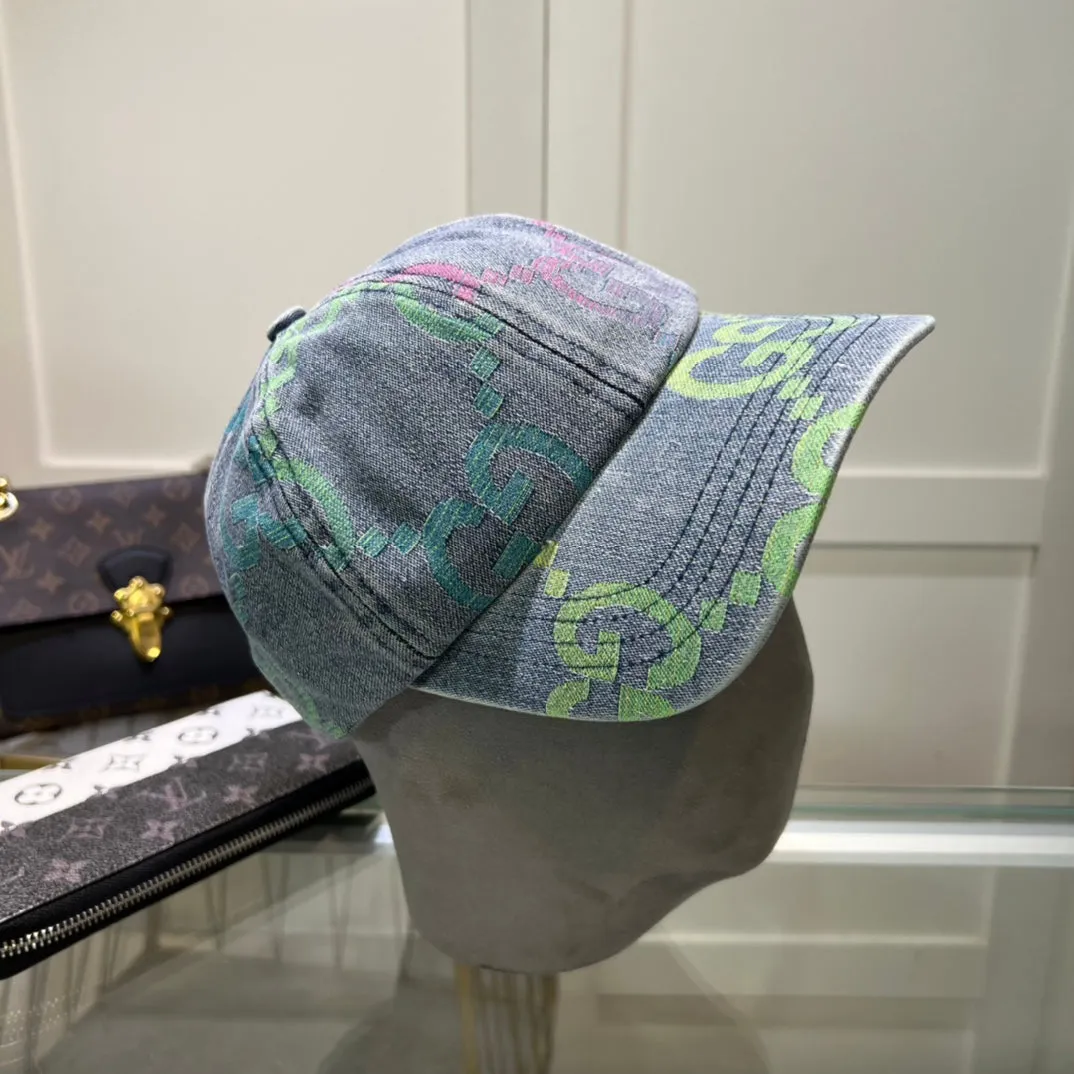 2 Colors GG Printed Baseball Caps