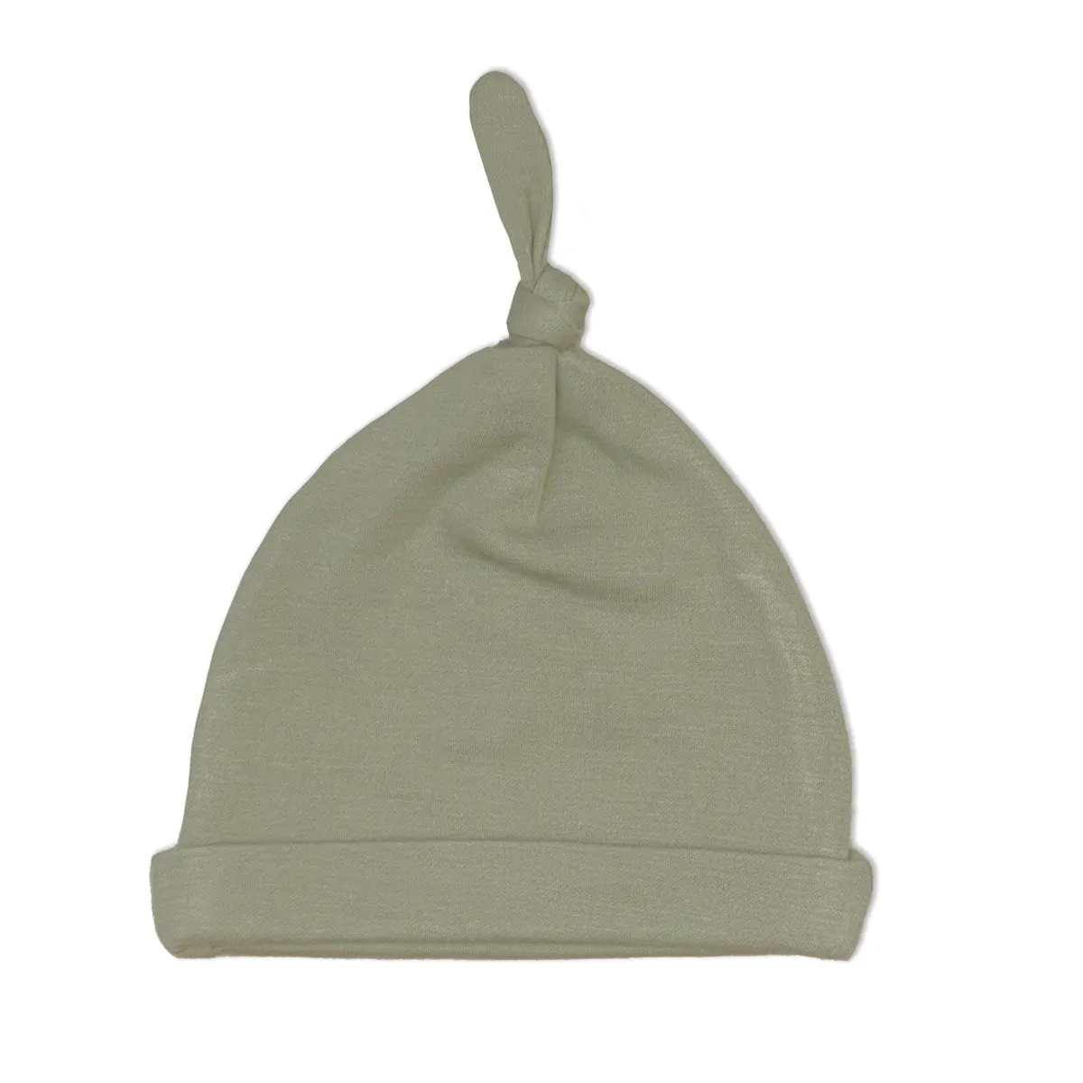 Bamboo Wool Knot Hat (Lily Pad)
