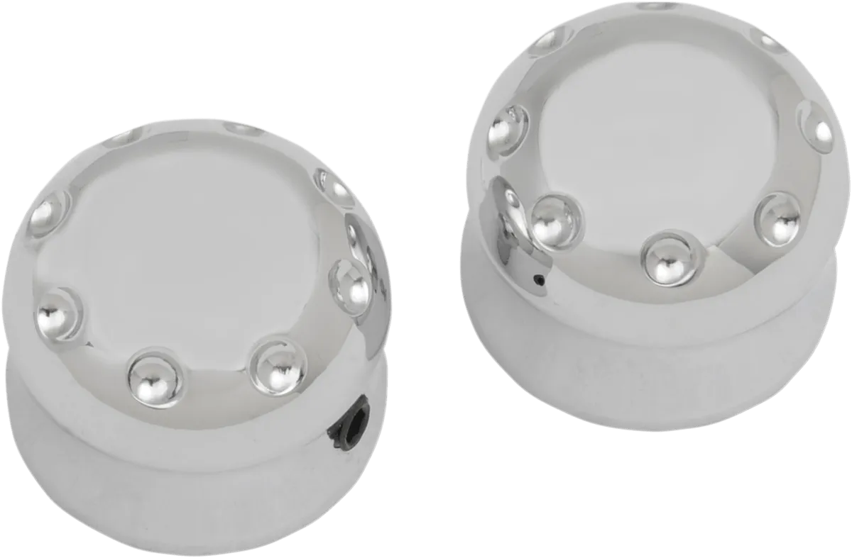 Covingtons C0011-C Axle Caps - Chrome - Front