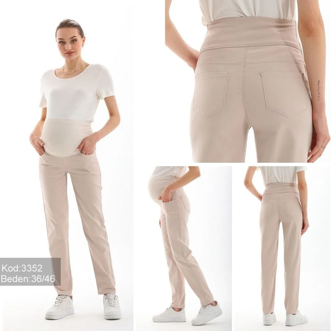 Maternity Classic Pant Beige