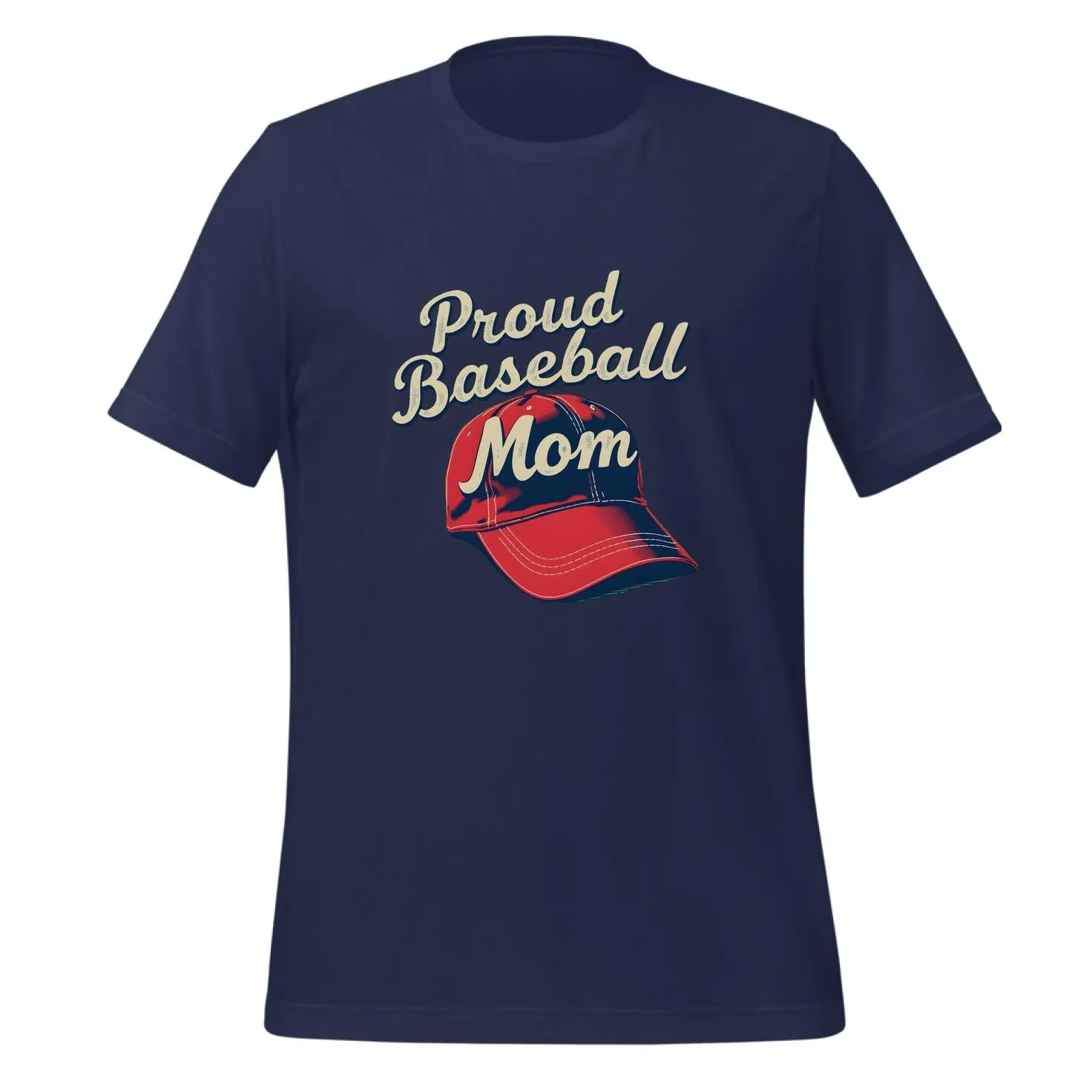 Proud Baseball Mom Retro Cap | Classic T-Shirt (Unisex)
