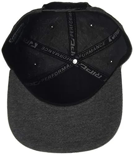 RIPT Performance Gym Workout Training Hat Adjustable Classic Baseball Snapback Cap Grey Marl One Size