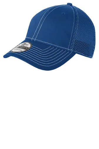 Stretch Mesh Contrast Stitch Cap